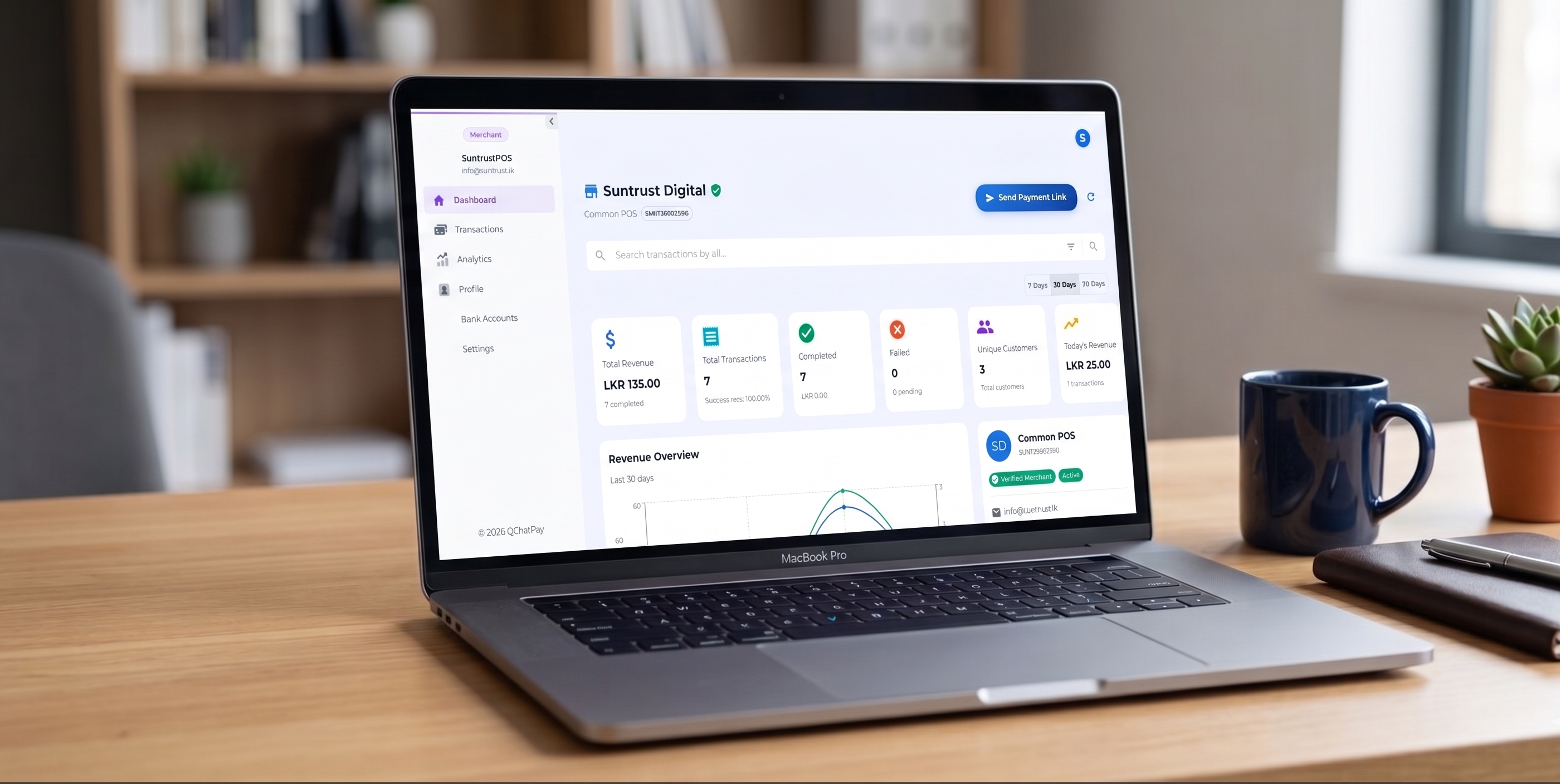 Merchant Dashboard Flow